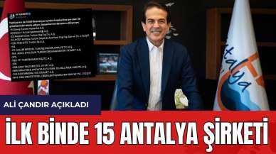 İlk Bin İhracatçı İçerisinde 15 Antalya Şirketi