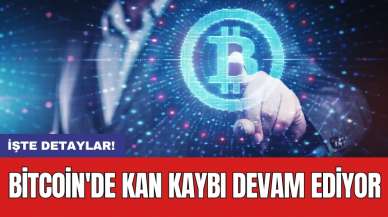 Bitcoin'de kan kaybı devam ediyor