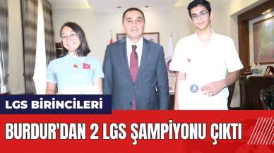 Burdur'dan 2 LGS şampiyonu çıktı