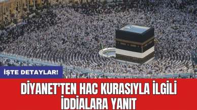 Diyanet'ten hac kurasıyla ilgili iddialara yanıt