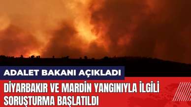 Diyarbakır ve Mardin yangınıyla ilgili soruşturma başlatıldı