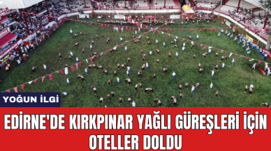 Edirne'de Kırkpınar Yağlı Güreşleri için oteller doldu