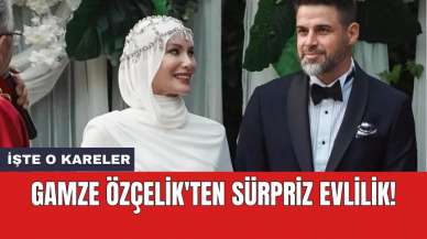 Gamze Özçelik'ten sürpriz evlilik!