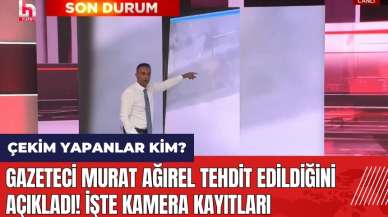 Gazeteci Murat Ağırel tehdit edildiğini açıkladı! İşte kamera kayıtları