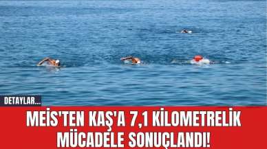 Meis'ten Kaş'a 7,1 Kilometrelik Mücadele Sonuçlandı!