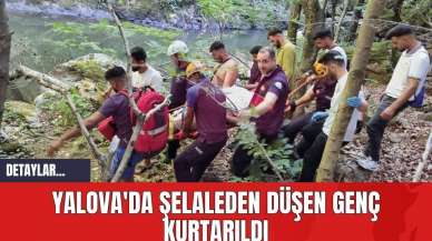 Yalova'da Şelaleden Düşen Genç Kurtarıldı