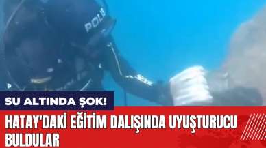 Hatay'daki eğitim dalışında uyuştur*cu buldular