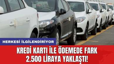 Herkesi ilgilendiriyor: Kredi kartı ile ödemede fark 2.500 liraya yaklaştı!