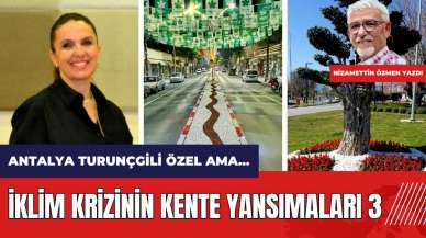 İklim krizinin kente yansımaları 3 - Antalya turunçgili özel ama