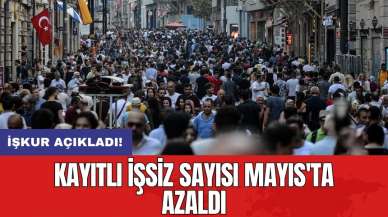 İşkur açıkladı! Kayıtlı işsiz sayısı Mayıs'ta azaldı