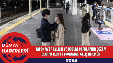 Japonya'da evlilik ve doğum oranlarına çözüm olarak flört uygulaması geliştiriliyor