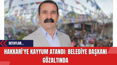 Hakkari'ye Kayyum Atandı: Belediye Başkanı Gözaltında