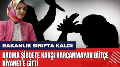 Kadına şiddete karşı harcanmayan bütçe Diyanet'e gitti