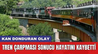 Tren Çarpması Sonucu Feci Şekilde Hayatını Kaybetti