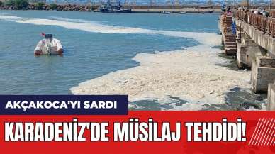 Karadeniz'de müsilaj tehdidi! Akçakoca'yı sardı