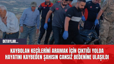 Kaybolan Keçilerini Aramak İçin Çıktığı Yolda Hayatını Kaybeden Şahısın Cansız Bedenine Ulaşıldı