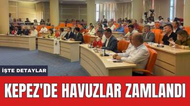 Kepez'de havuzlar zamlandı