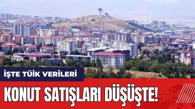 Konut satışları düşüşte! İşte TÜİK verileri