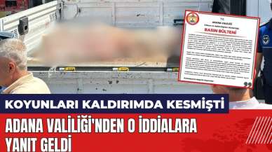 Koyunları kaldırımda kesmişti! Adana Valiliği'nden o iddialara yanıt geldi