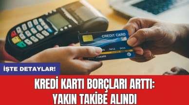 Kredi kartı borçları arttı: Yakın takibe alındı