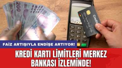 Kredi kartı limitleri merkez bankası izleminde! Faiz artışıyla endişe artıyor!