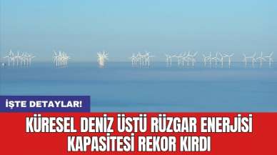 Küresel deniz üstü rüzgar enerjisi kapasitesi rekor kırdı