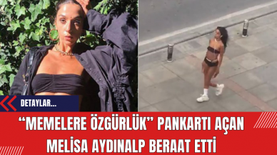 Memelere Özgürlük pankartı açan Melisa Aydınalp beraat etti