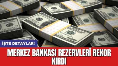 Merkez Bankası rezervleri rekor kırdı