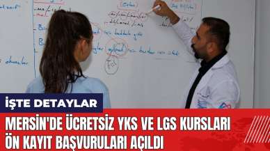 Mersin'de ücretsiz YKS ve LGS kurs ön kayıt başvuruları açıldı