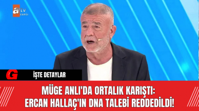 Müge Anlı'da Ortalık Karıştı: Ercan Hallaç'ın DNA Talebi Reddedildi!