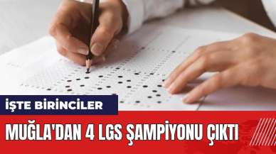 Muğla'dan 4 LGS Şampiyonu çıktı