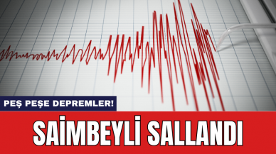 Peş peşe depremler! Saimbeyli sallandı