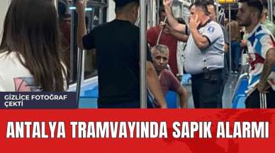 Antalya Tramvayında Sapık Alarmı!