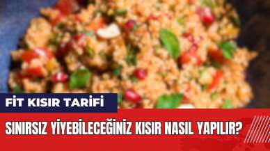 Sınırsız yiyebileceğiniz kısır nasıl yapılır? Fit karnabahar kısır tarifi