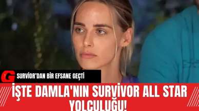 Survivor'dan bir efsane geçti! İşte Damla'nın Survivor All Star yolculuğu!