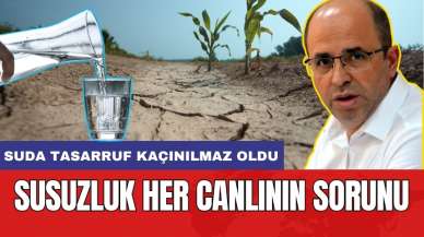 Antalya Tarım İl Müdürü: Susuzluk her canlının sorunu