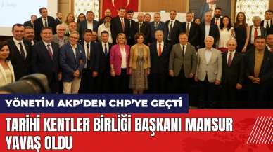 Tarihi Kentler Birliği Başkanı Mansur Yavaş oldu