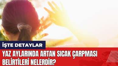 Yaz aylarında artan sıcak çarpması belirtileri nelerdir?