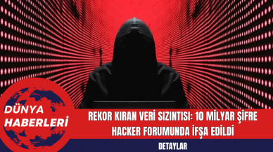 Rekor Kıran Veri Sızıntısı: 10 Milyar Şifre Hacker Forumunda İfşa Edildi"