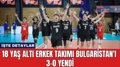 18 Yaş Altı Erkek Takımı Bulgaristan'ı 3-0 Yendi