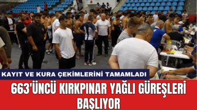 663'üncü Kırkpınar Yağlı Güreşleri Başlıyor