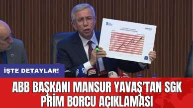 ABB Başkanı Mansur Yavaş'tan SGK prim borcu açıklaması