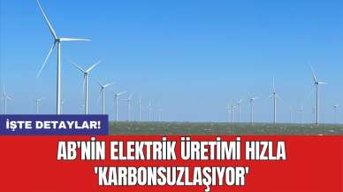 AB'nin elektrik üretimi hızla 'karbonsuzlaşıyor'