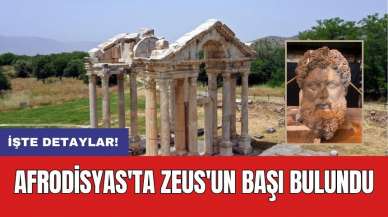 Afrodisyas'ta Zeus'un Başı Bulundu