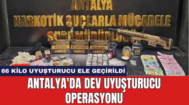 Antalya'da Dev Uy*şturucu Operasyonu: 66 Kilo Uy*şturucu Ele Geçirildi