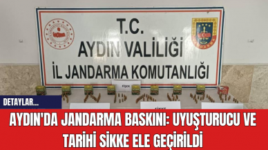 Aydın'da Jandarma Baskını: Uyuşt*rucu ve Tarihi Sikke Ele Geçirildi