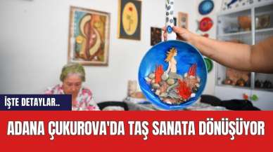 Adana Çukurova'da taş sanata dönüşüyor