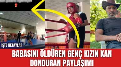 Babasını öld*ren genç kızın k*n donduran paylaşımı