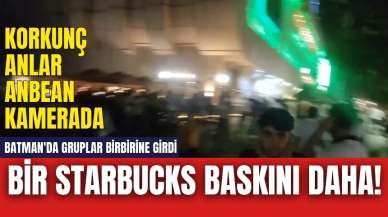 Bir Starbucks baskını daha! Batman'da gruplar birbirine girdi