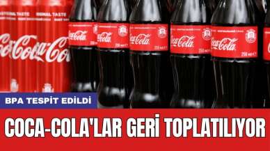 Coca-Cola'lar geri toplatılıyor!